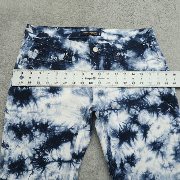 Levi's 524 Jeans Junior's Size 9M Low-Rise Superlow Straight Denim 32" Inseam - Picture 7 of 16